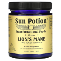 Sun Potion, Органический ежовик гребенчатый, 100 г (3,5 унции)