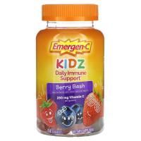 Emergen-C, Kidz, ежедневная поддержка иммунитета, со вкусом ягод, 44 жевательные мармеладки