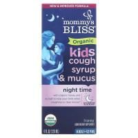Mommy's Bliss, Kids, Organic Cough Syrup, Night Time, 1-12 Yrs, 4 fl oz (120 ml)