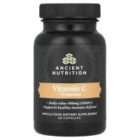 Dr. Axe / Ancient Nutrition, Ancient Nutrients, витамин C + пробиотики, 60 капсул