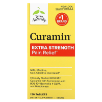 EuroPharma, Terry Naturally, Курамин, мощное обезболивание, 120 таблеток