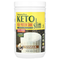 Nature's Plus, Keto Slim, насыщенный протеиновый коктейль, ваниль, 0,80 фунта (363 г)