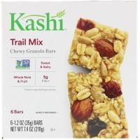 Kashi, Жевательные батончики из мюсли, Trail Mix, 6 батончиков, 35г