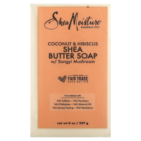 SheaMoisture, мыло с маслом ши, кокос и гибискус, 227 г (8 унций)