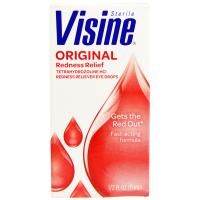 Visine, Оригинальное средство для устранения покраснения, стерильное, 0,5 жидк. унц. (15 мл)