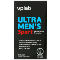 Vplab, Ultra Men’s, мультивитамины для мужчин для физической активности, 90 капсул