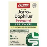 Jarrow Formulas, Jarro-Dophilus, для беременных, 6 миллиардов, 30 растительных капсул