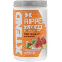 Xtend, Ripped, 7 г аминокислот с разветвленной цепью (BCAA), со вкусом арбуза и лайма, 495 г (1,09 фунта)