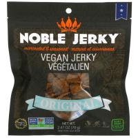 Noble Jerky, Веганское вяленое мясо, оригинальное, 70 г (2,47 унции)