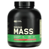 Optimum Nutrition, Порошок Serious Mass с высоким содержанием белка для набора веса, со вкусом клубники, 2,72 кг