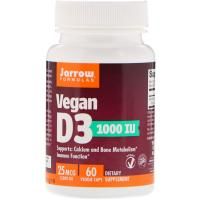 Jarrow Formulas, Vegan D3, 25 mcg (1000 IU), 60 Veggie Caps