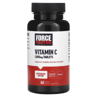 Force Factor, витамин C, 1000 мг, 60 таблеток