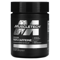 Muscletech, серия Essential, Platinum 100% Caffeine, 220 мг, 125 таблеток
