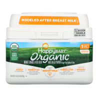 Happy Family Organics, Organics Happy Baby, Молочная смесь с железом, Уровень 1, с рождения до 12 месяцев, 595 г (21 oz)