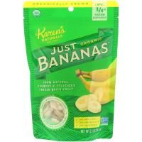 Karen's Naturals, Орагнические бананы Just Bananas, 2,5 унции (70 г)