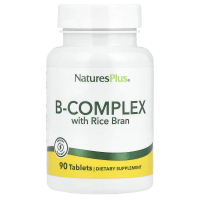 Nature's Plus, Комплекс витаминов B с рисовыми отрубями, 90 таблеток