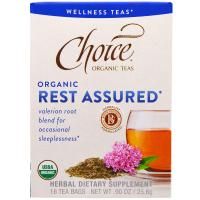 Choice Organic Teas, "Отдых гарантирован", органический чай от бессонницы, 16 чайных пакетиков, 0,90 унции (25,6 г)