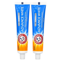Arm & Hammer, Advance White, Extreme Whitening Toothpaste, Clean Mint, Twin Pack, 6.0 oz (170 g) Each
