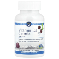 Nordic Naturals, Витамин D3, Лесная ягода, 1000 МЕ, 60 жевательных таблеток