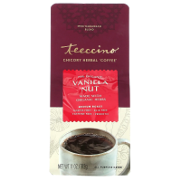 Teeccino, Травяной кофе цикорий, средней обжарки, без кофеина, ваниль/орех, 312 г
