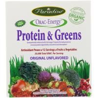 Paradise Herbs, ORAC-Energy, Protein & Greens, 14 Packets, 0.53 унций (15 г)