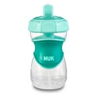 NUK, Прочная чашка с соломинкой, синяя, для малышей от 12 месяцев, 1 шт, 10 унций (300 мл)