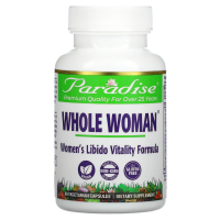 Paradise Herbs, Whole Woman - Формула жизненной силы женского либидо 60 вег капсул