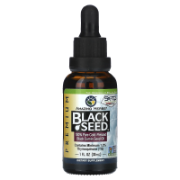 Amazing Herbs, Черный тмин, 100% чистое холоднопрессованное масло черного тмина, 30 мл