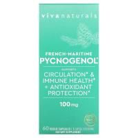 Viva Naturals, French-Maritime Pycnogenol`` 60 растительных капсул