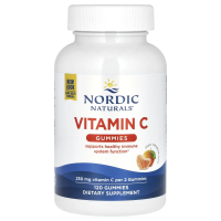 Nordic Naturals, Витамин С жевательный мармелад, мандарин, 250 мг, 120 конфет