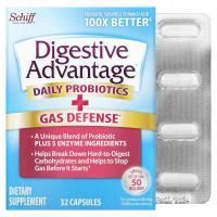 Schiff, Digestive Advantage, Ферменты быстрого действия + ежедневный пробиотик, 32 капсулы