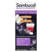 Sambucol, Черная бузина, шипучие таблетки, 15 шипучих таблеток