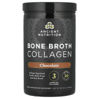Dr. Axe / Ancient Nutrition, Коллаген костного бульона, шоколад, 18,6 унц. (528 г)