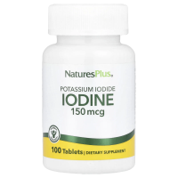 Nature's Plus, Калия йодид, 150 мкг, 100 таблеток