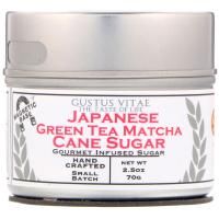 Gustus Vitae, Тростниковый сахар, японский зеленый чай маття, 2,5 унц. (70 г)