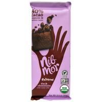 Nibmor, Органический, темный шоколад с кусочками какао, Экстрим, 2,2 унции (62 г)