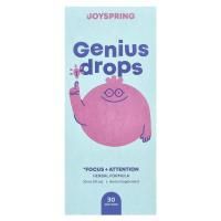 JoySpring, Genius капли для детей, для концентрации и внимания, от 2 лет, 30 мл (1 жидк. Унция)
