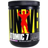 Universal Nutrition, Atomic 7, добавка, аминокислоты с разветвленной цепью, приятный виноград, 412 г