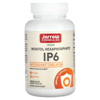 Jarrow Formulas, IP6, инозитол гексафосфат, 500 мг, 120 капсул в растительной оболочке