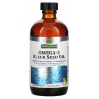 Nature's Answer, Omega-3 with Black Seed Oil,  Orange, 8 fl oz (240 ml)