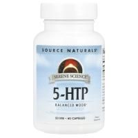 Source Naturals, Serene Science®, 5-HTP, 100 мг, 60 капсул (50 мг на капсулу)