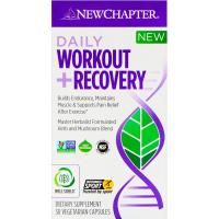 New Chapter, Ежедневные тренировки + Восстановление, 30 вегетарианских капсул