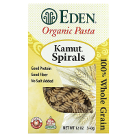 Eden Foods, Органические макароны, Камут, спирали, 12 унций (340 г)