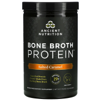 Dr. Axe / Ancient Nutrition, Bone Broth Protein, Salted Caramel, 1.18 lb (540 g)
