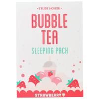 Etude, Bubble Tea, ночная маска с клубникой, 3.5 унции(100 г)