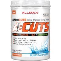 ALLMAX Nutrition, AMINOCUTS (ACUTS), аминокислоты с разветвлённой цепью для похудения (линолевая кислота + таурин + зеленый кофе), голубая малина, 525 г
