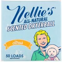 Nellie's, Ароматные шарики для стирки и сушки, цитрус, 1 шарик