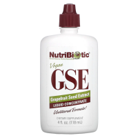NutriBiotic, GSE экстракт зерен грейпфрута, жидкий концентрат, 4 жидких унций (118 мл)