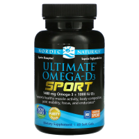 Nordic Naturals, Ultimate Omega-D3 Sport, 1000 мг, 60 мягких капсул