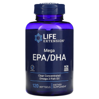 Life Extension, Omega Foundations, Mega EPA/DHA, 120 Softgels